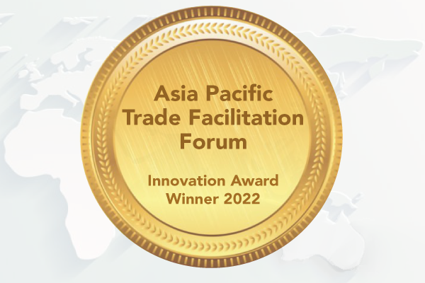 TradeTrust won APTFF Innovation Award 2022